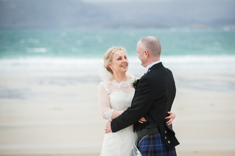 isle of harris wedding photography on Luskentyre beach soraya photography