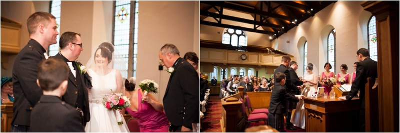 Weddings photography at St Martins Memorial Church stornoway