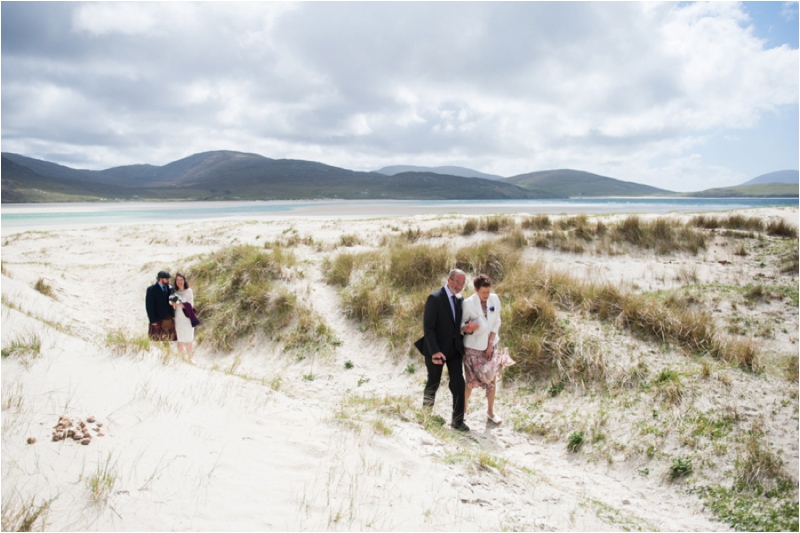 Dunes of Luskentyre, beach wedding Isle of harris
