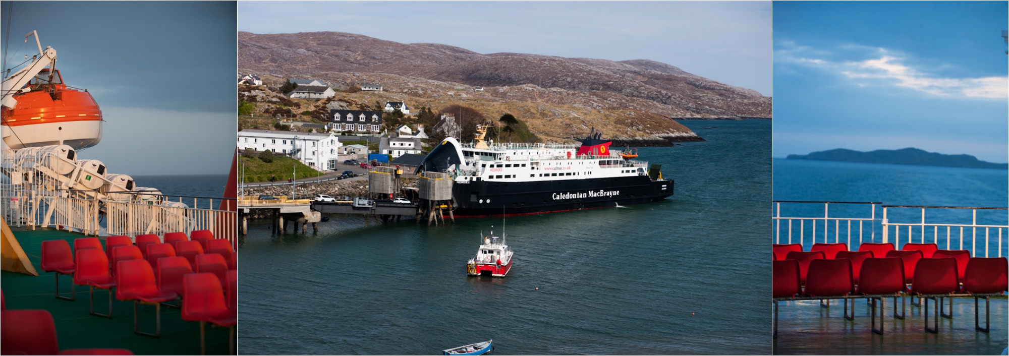 Caledonanin McBrayne ferry to harris 