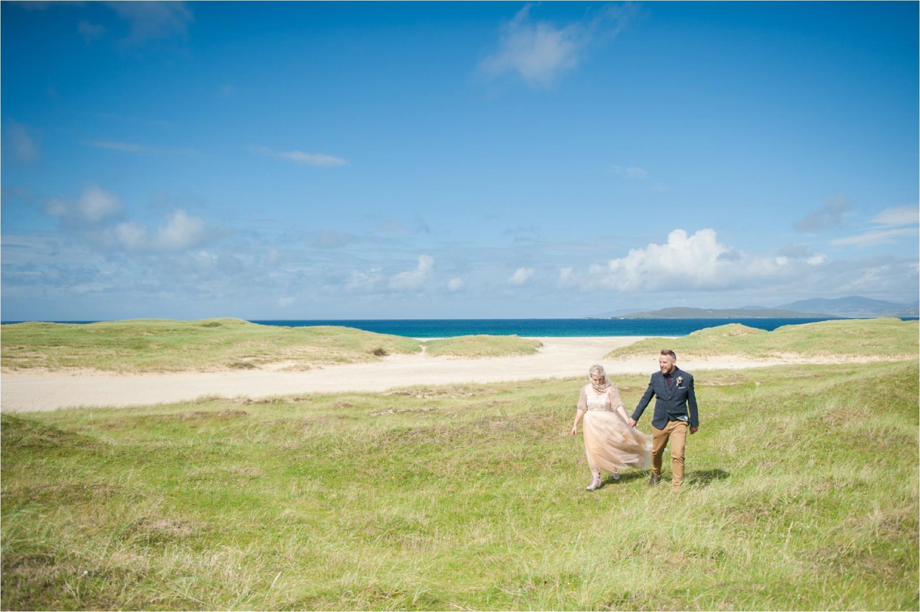 Danni & Dave’s beach wedding at Scarista, Outer Hebrides