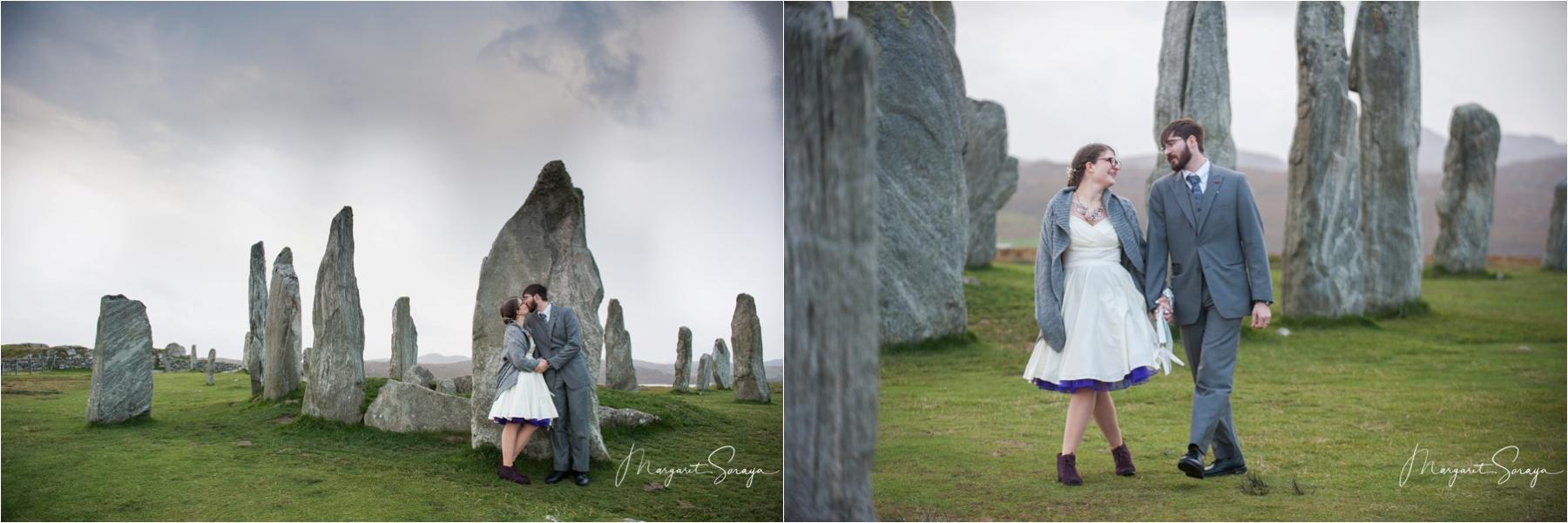 Callanish stones wedding stornoway elopement destination wedding photographer 