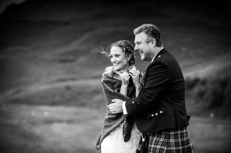 Isle of Skye wedding at the quiraing