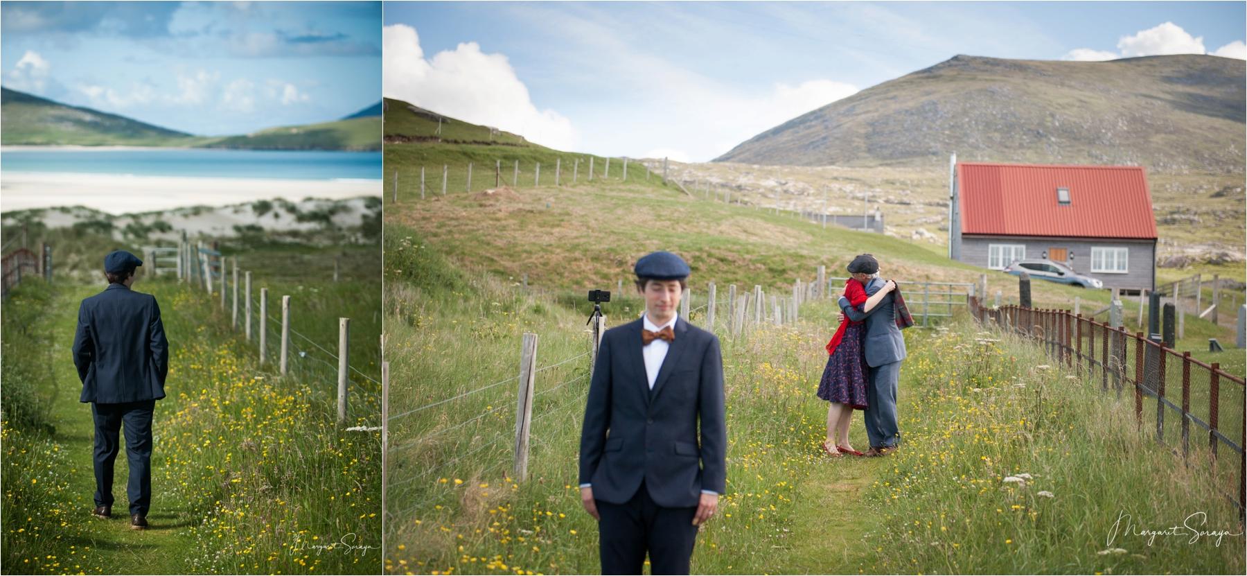 Isle of harris elopement Luskentyre beach photographer 