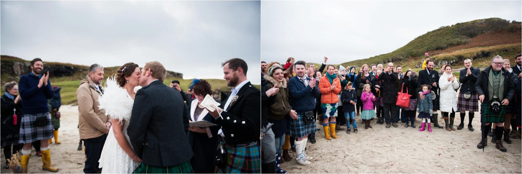 isle of mull wedding ceremony photographer