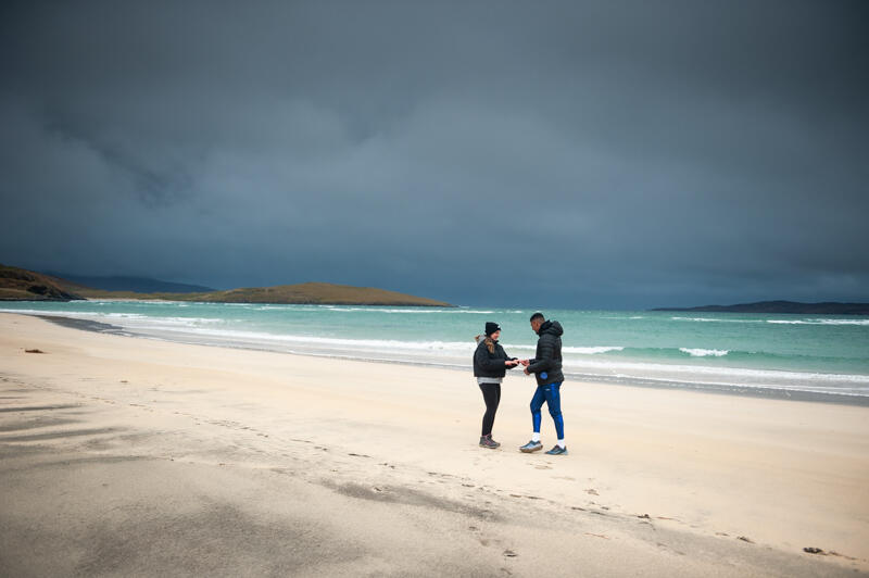 proposal on an isle of harris beach 