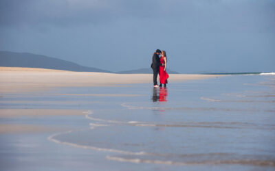 Portrait sessions on the Isle of Harris beaches, Outer Hebrides