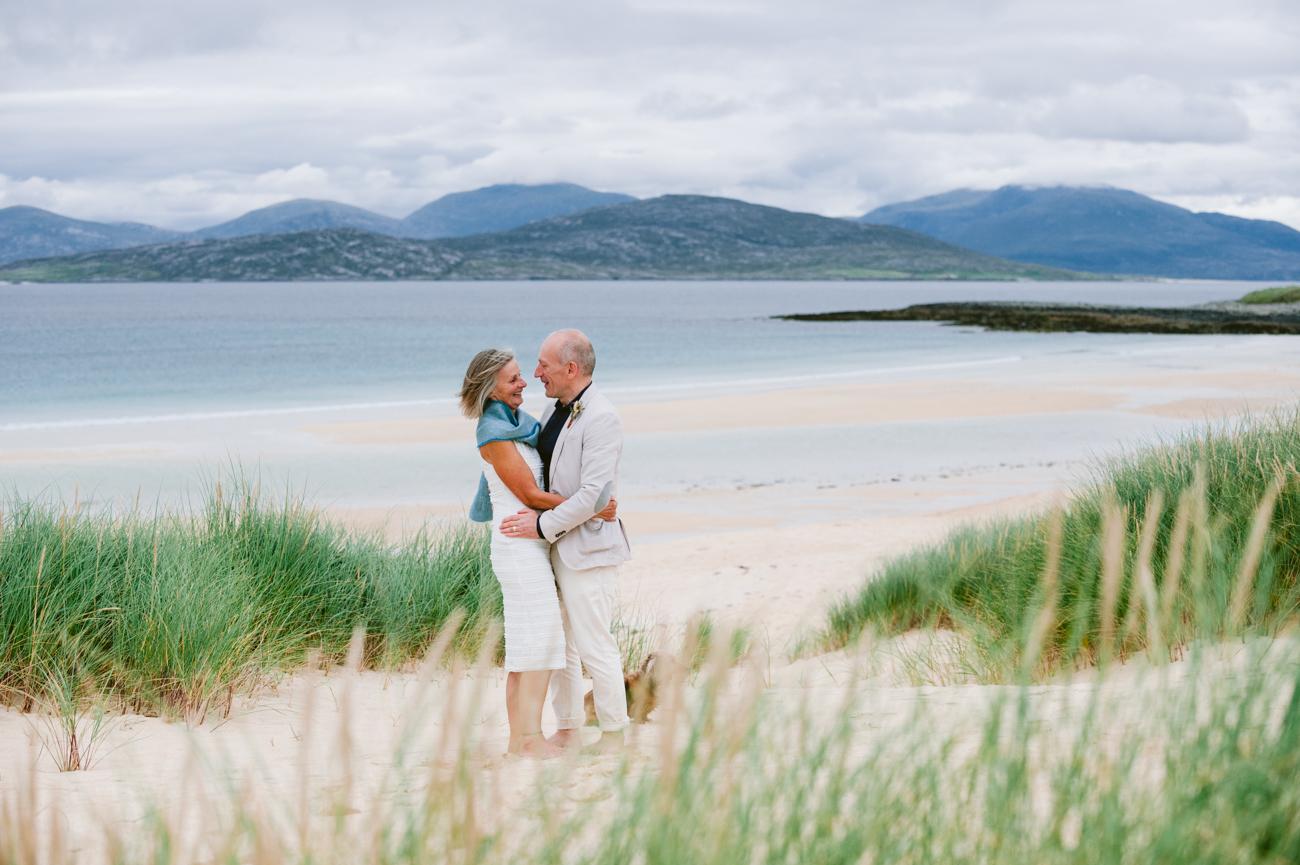 Wedding ceremony on Scarista beach, Isle of Harris