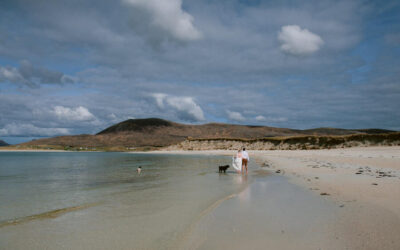 Jo & Sam’s wedding on Seilebost beach, Isle of Harris