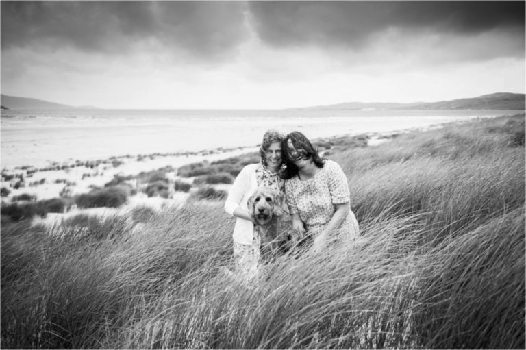 Outdoors same sex wedding in scotland