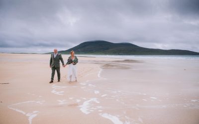Evonne & Davie’s Scarista Beach Elopement, Isle of Harris