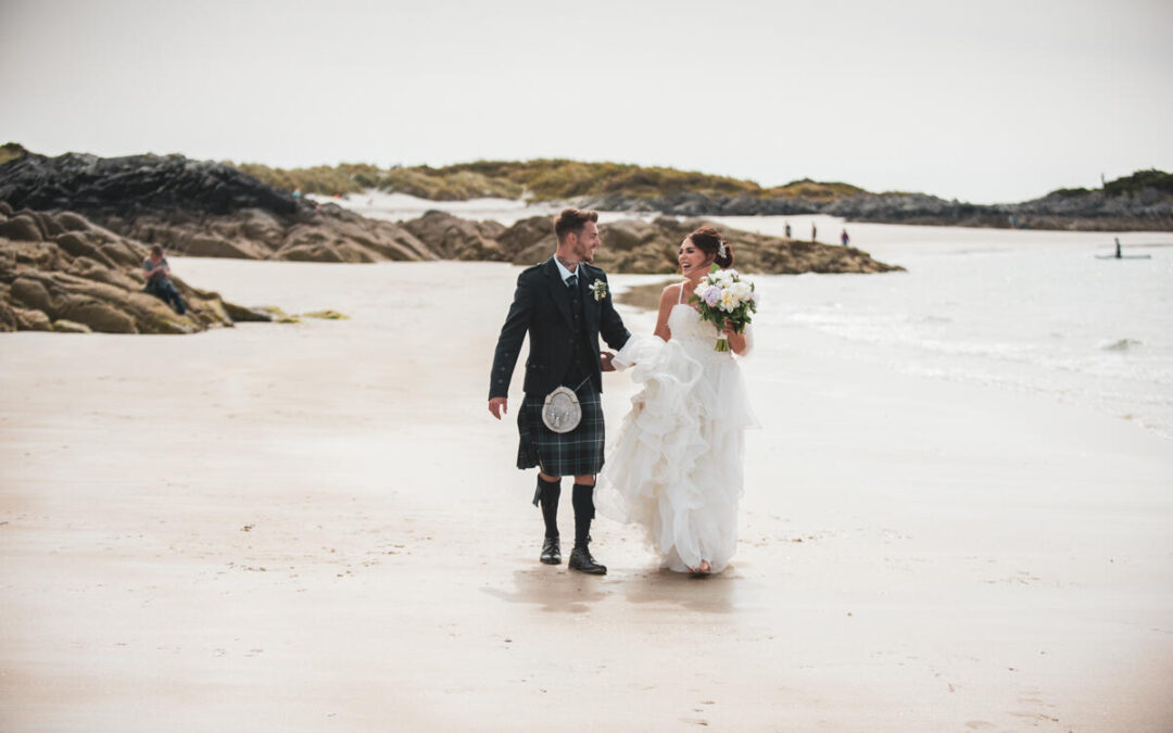 Camsudarach beach wedding in Morar