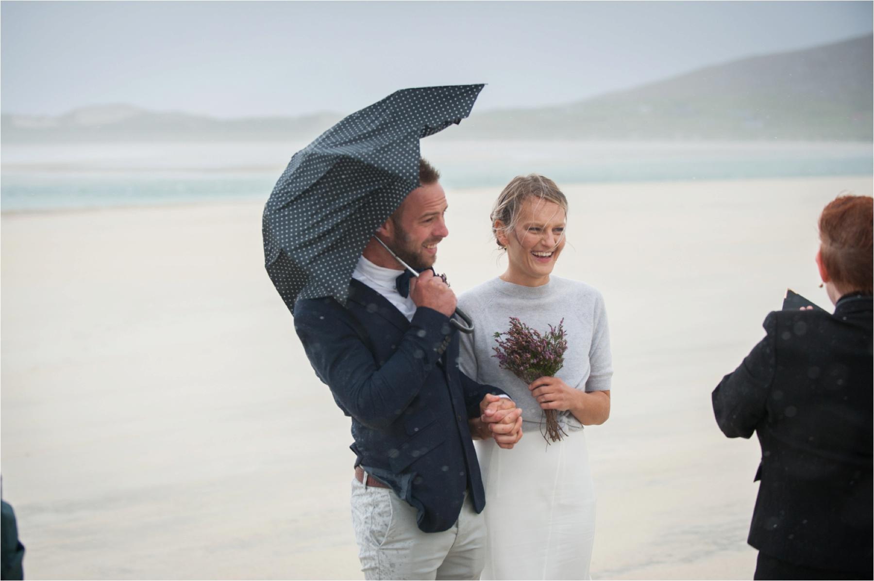 seilebost beach elopement wedding photograph