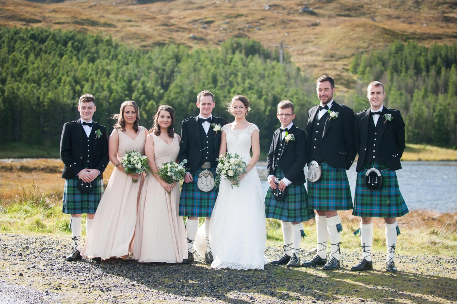 group shot photograph at Stornoway wedding