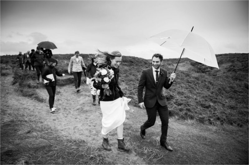 beach wedding in Scotland