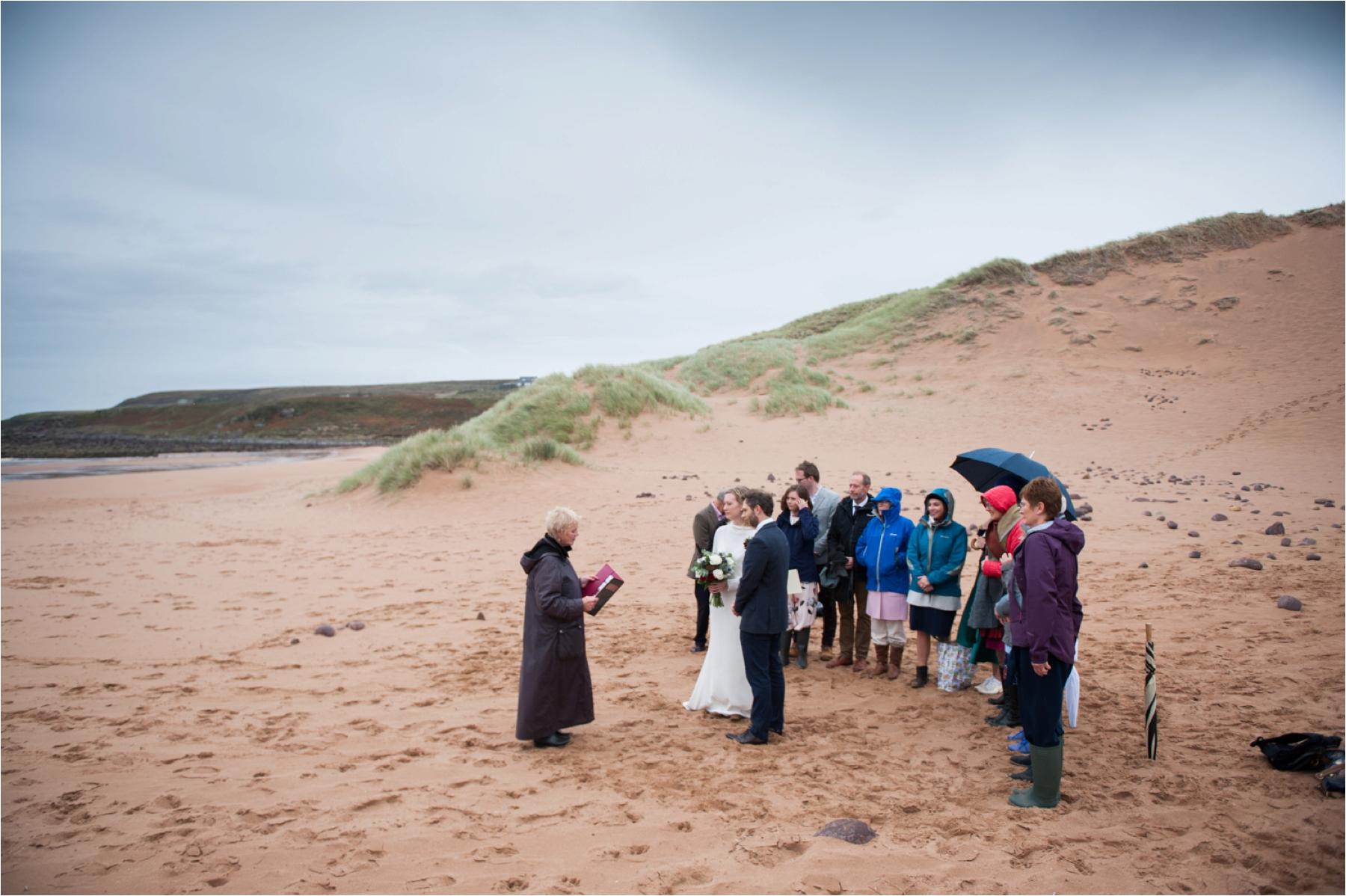 beach wedding ceremony photography gairloch
